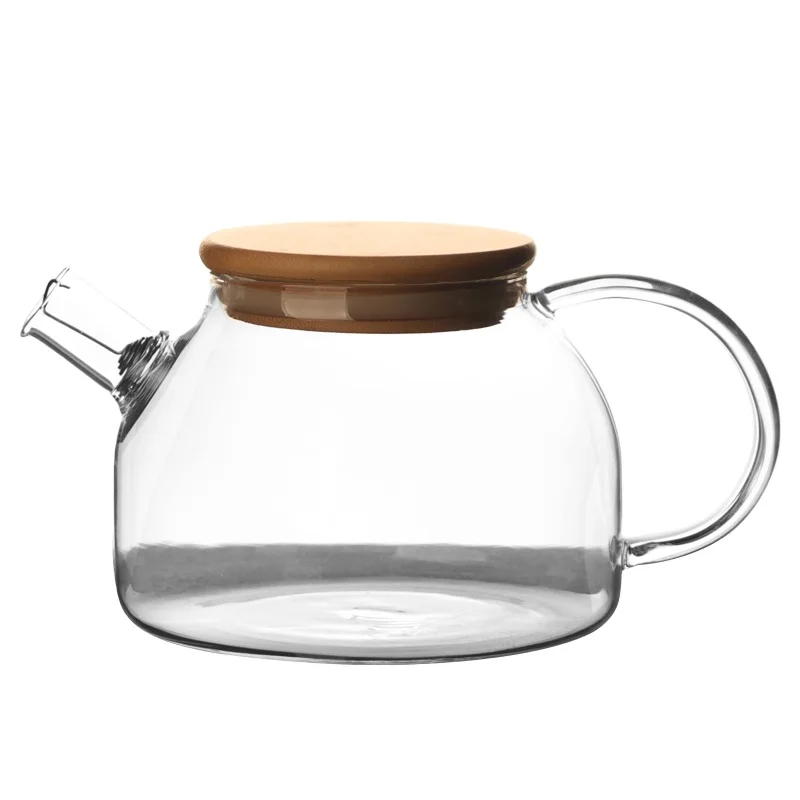 700ml glass doubl teapot 700ml novelty borosilicate glass teapot