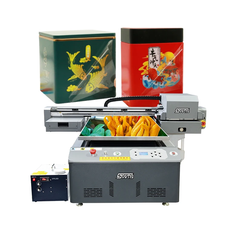 A1 UV flatbed printer XP600/3200 head 6090 UV DTF printer