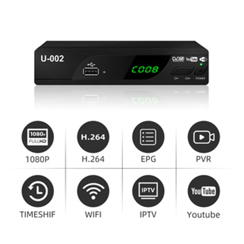 Junuo Заводская конкурентоспособная Iptv приставка Wifi обновление программного обеспечения Dvb