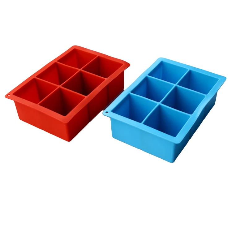 heat resistant Ice cube mold silicone large capacity silicone pudding cube mold washable household frozen silicone jelly mold