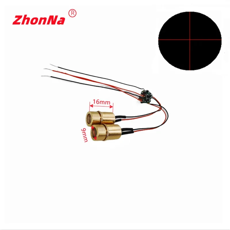 650nm 5mW 3V/5V 9mm Kreuz Linie Dot 9*16mm Industrielle MINI Laser modul Rot Lokalisieren Laser Kopf LD Modul Laser Medizinische