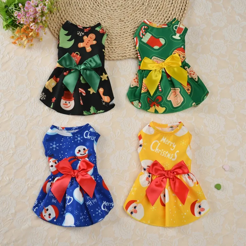 Wholesale New Design Christmas Pet Clothes Halloween Dog Clothes Princess Dress