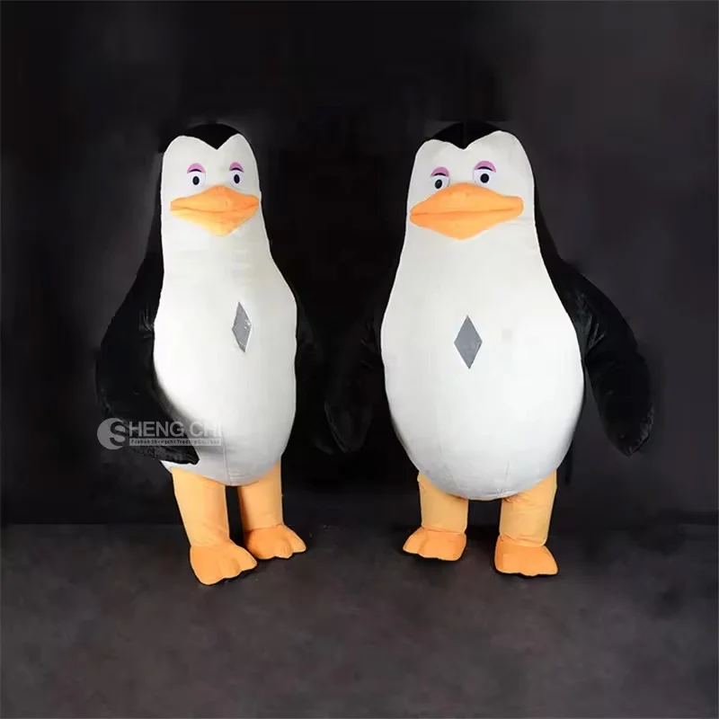 Customized inflatable plush mascot for Halloween factory customized penguin mascot costume