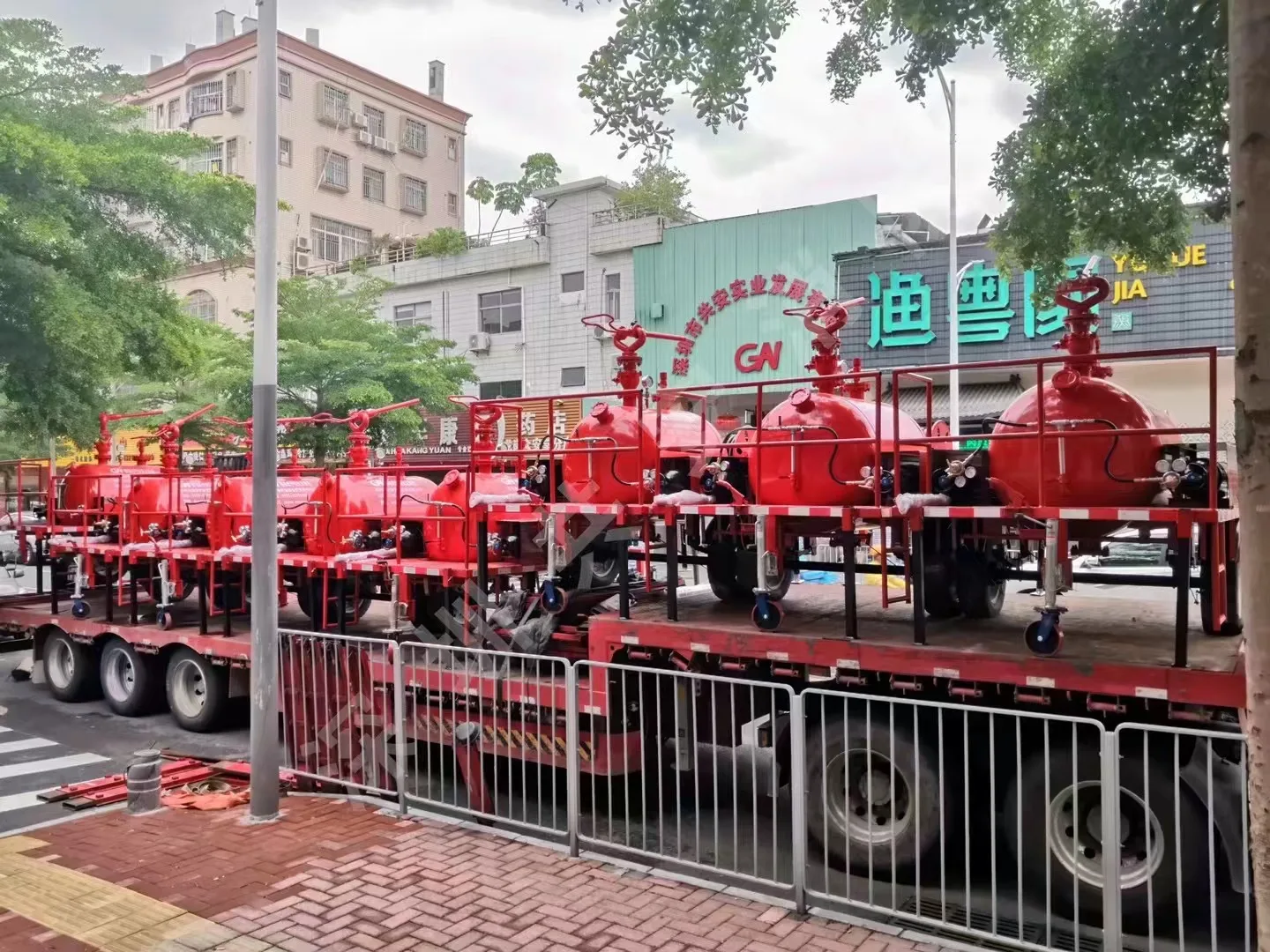 YGFZ 500-1000 40L 50L Mobile Dry Powder Fire Extinguishing Equipment Excellent Quality Fire Service Equipment