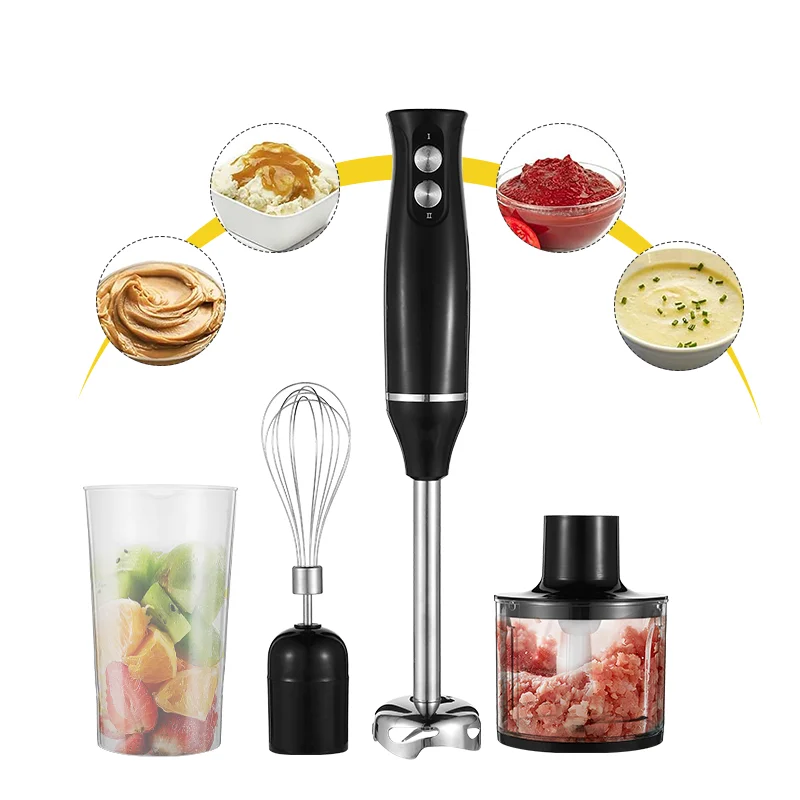 Новая дизайнерская ручного блендер ручной измельчитель овощей электрический портативный ручной Мини электрическая соковыжималка блендер миксер 4 в 1