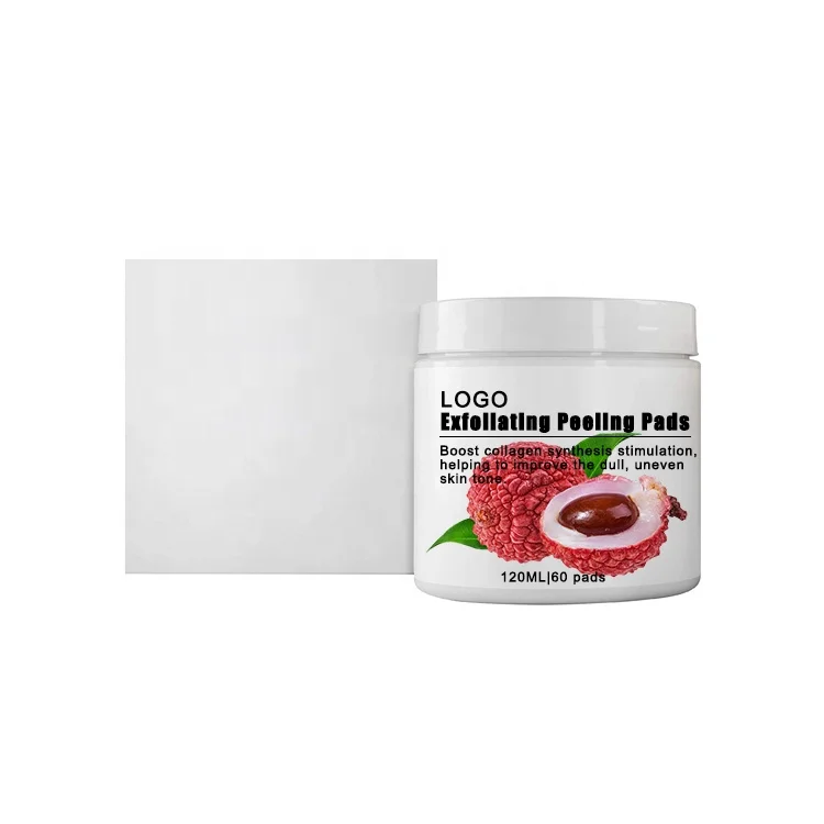 OEM 55 Pads 2% Salicylic Acid Moisturizing Cotton Acne Pads Cleansing Peeling Glycolic Salicylic Acid Pads For Acne Skin