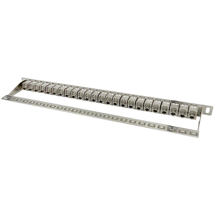 Соединительная Панель RJ45 CAT.6A CAT.6 Keystone jack с 24 портами высокой плотности