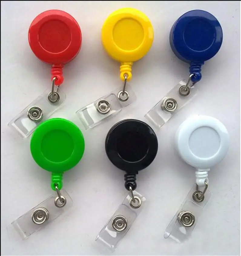 Custom decorative retractable id card working badge holder / yoyo / colorful badge reel