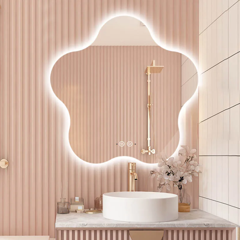 High-end Design Mango Shape Frameless Glass  Bathroom Mirror