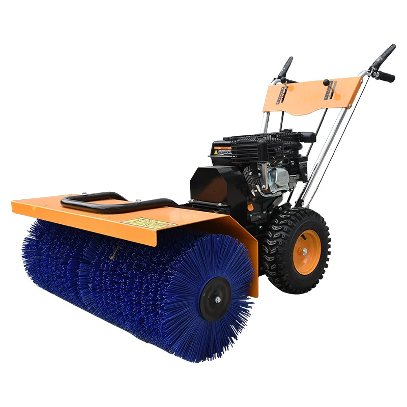 High Performance Loncin Engine Walk-Behind Outdoor Gas-Powered Road Snowplow New Condition Construction Farm Snow Sweeper Motor