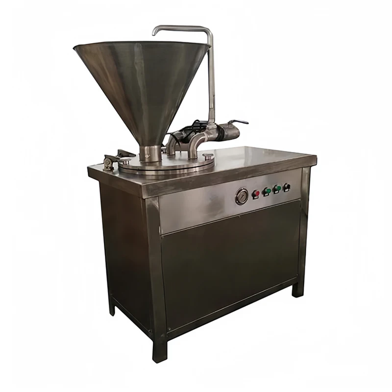 Commercial Filing Pork Sausage Binding Stuffer With Twister Vacuum Machine