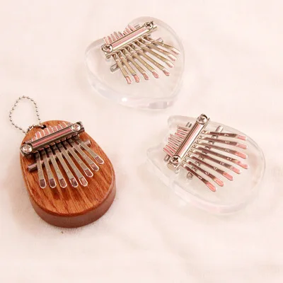 8 keys mini kalimba portable wooden thumb piano for beginners children adults