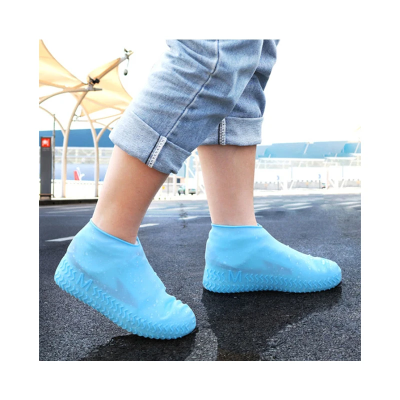 
customized silicone rain waterproof reusable durable rain boot shoe covers 
