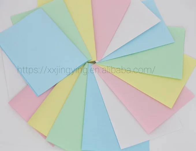 china supply best quality office copy paper black image 650x910mm 60g NCR carbonless paper 4 part ncr form