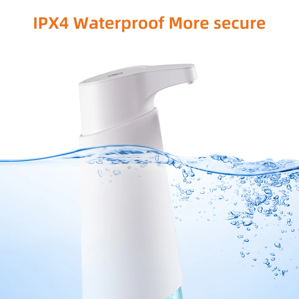 CE 300 ML Sensor Kitchen Soap Dispenser IPX4 Waterproof Electric Foam Soap Dispenser w/battery automatic soap dispenser modern