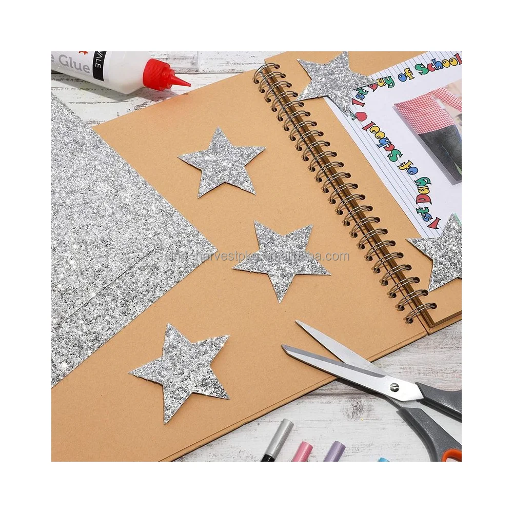 Hot Selling Sparkly Glitter Colored Cardstock Paper For Cricut Crafts Diy Projects Card Making