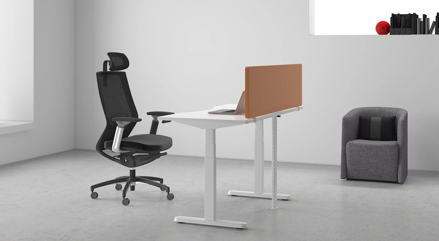 computer table PC Workstation Sit Stand Office Home Standing Desk Electric Height Adjustable Desk