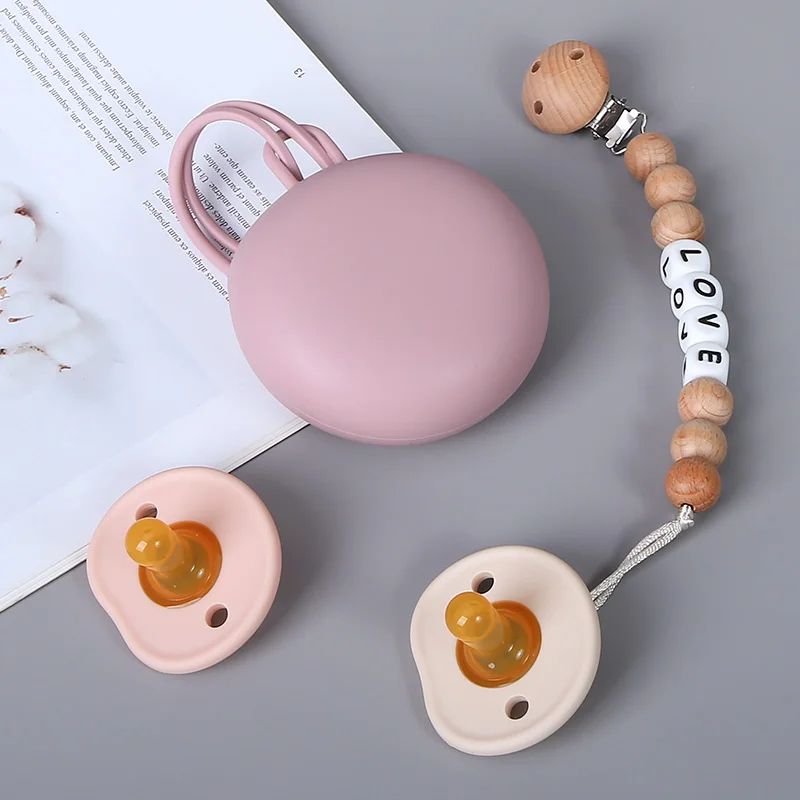 Многоразовая Детская сумка-Кормушка персонализированная Силиконовая пустышка-пустышка с зажимом для ребенка