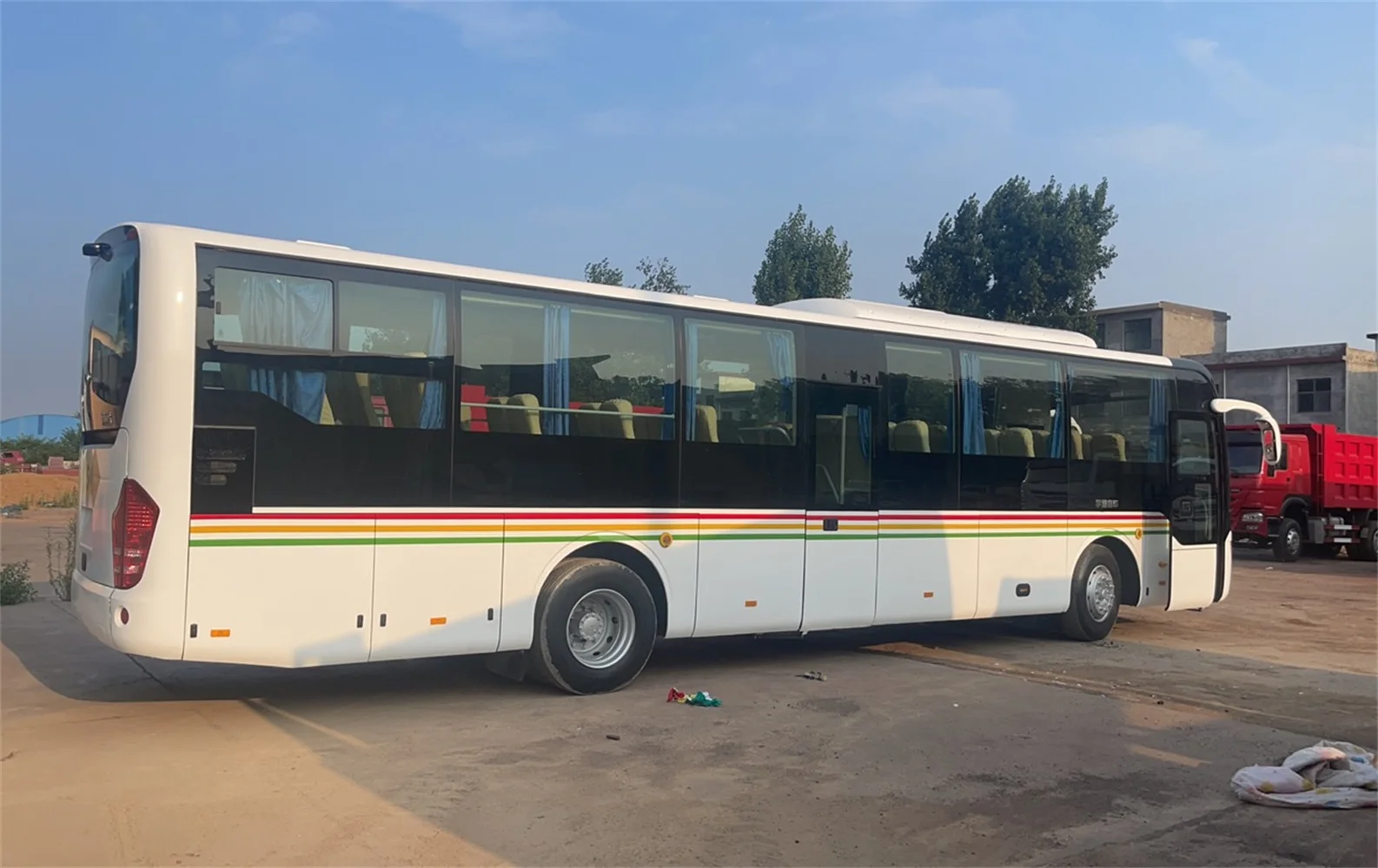 34 Seats 40 Persons Capacity Diesel Engine New City Bus And Uesd Coach Bus For Central Asia Market