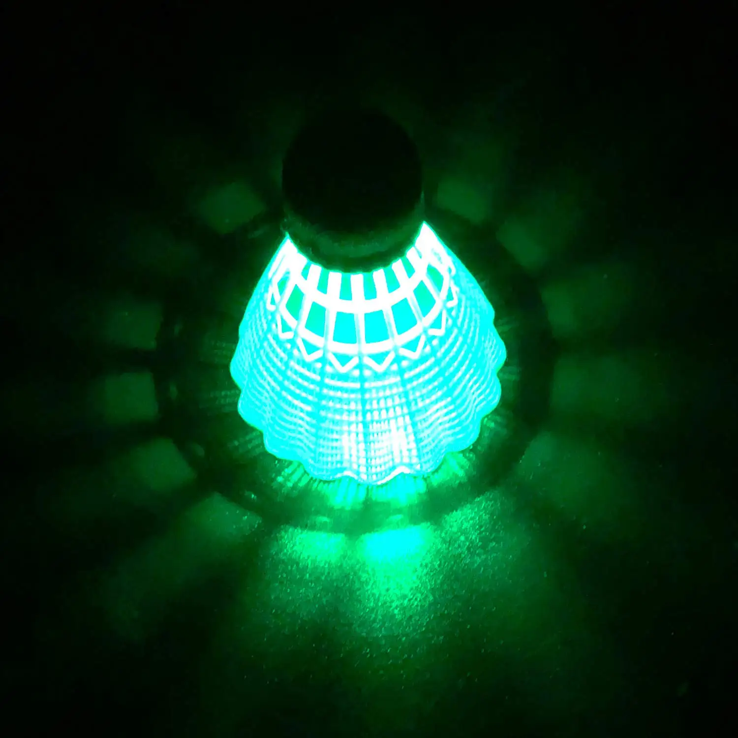 Wholesale Led Glow In The Dark Outdoor Indoor Badminton Plastic Shuttlecocks High Stability And Durability  Shuttlecock