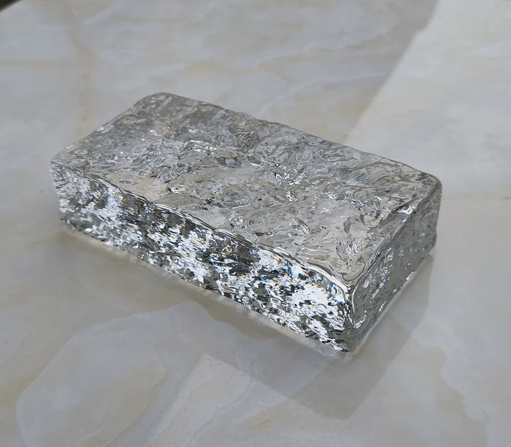 50*100*200 мм прозрачные цветные Литые сплошные стеклянные кирпичи стеклянная плитка декоративные термоплавкие пузырьки хрустальные