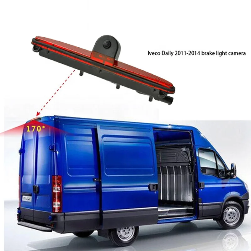 2024 Hot Selling Brake Light Rear View Camera Factory Waterproof IP69K Van Car Security for Iveco Daily 2011--2014