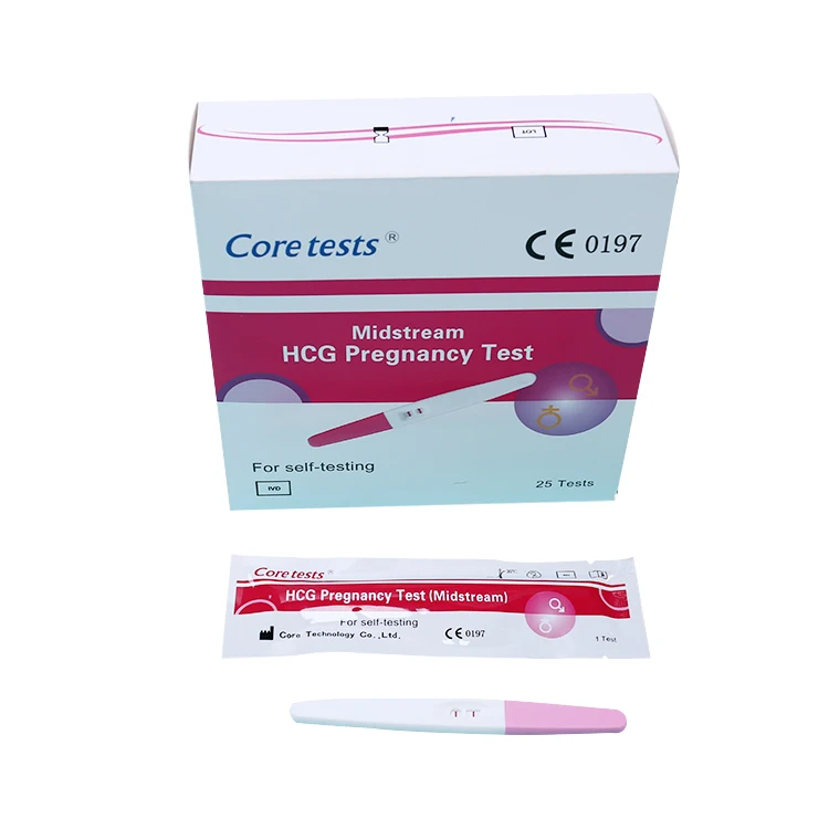 High Precision Urine Cassette Hcg Pregnancy Rapid Test With Ce