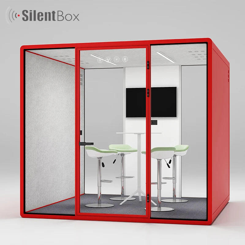 Office Pod Booth Movable Office Booth For Work Privacy Pod Soundproof Music Room Sound Isolation Booth