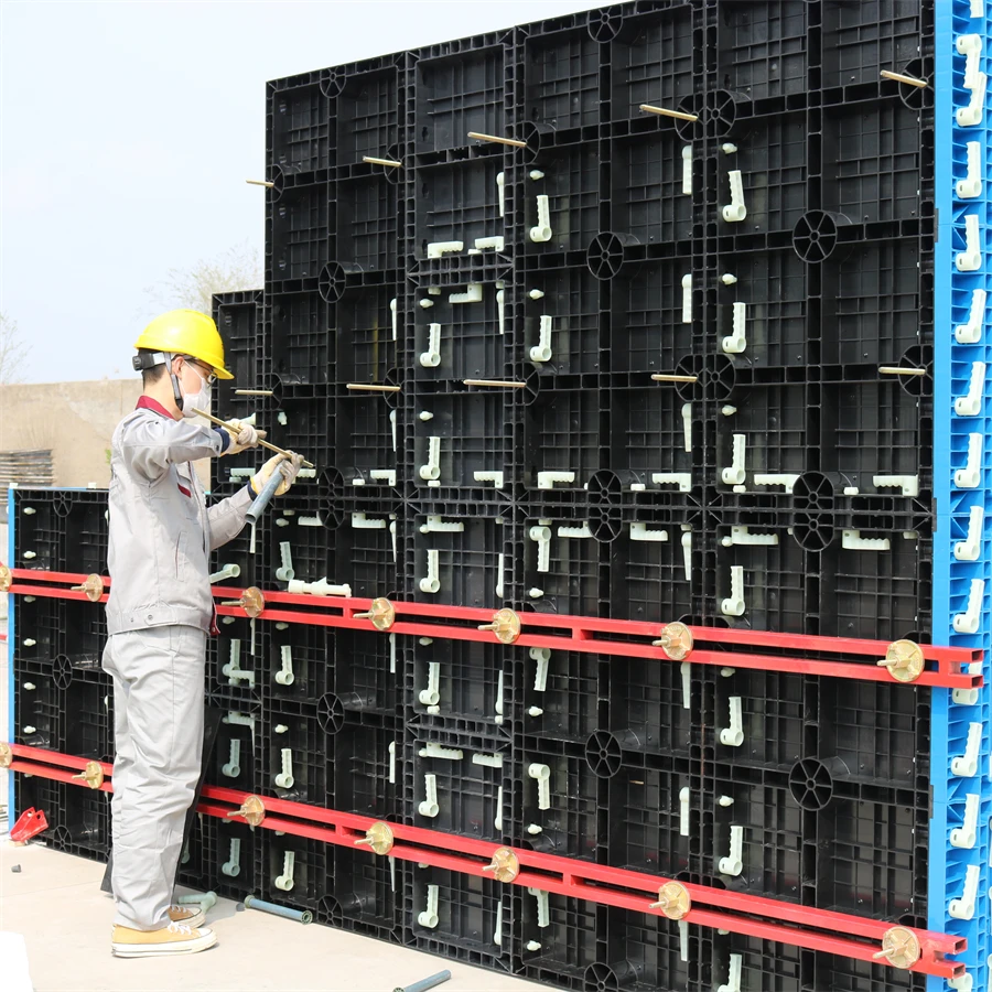 TECON Plastic Formwork Concrete Reusable Plastic Forms for Slab Wall Column Construction