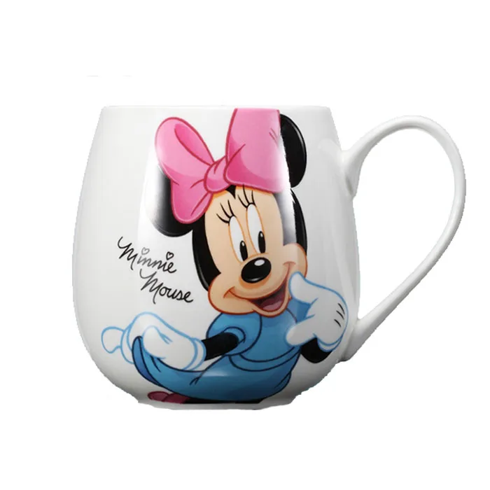 
mickey mouse and minnie coffee mug for kids 