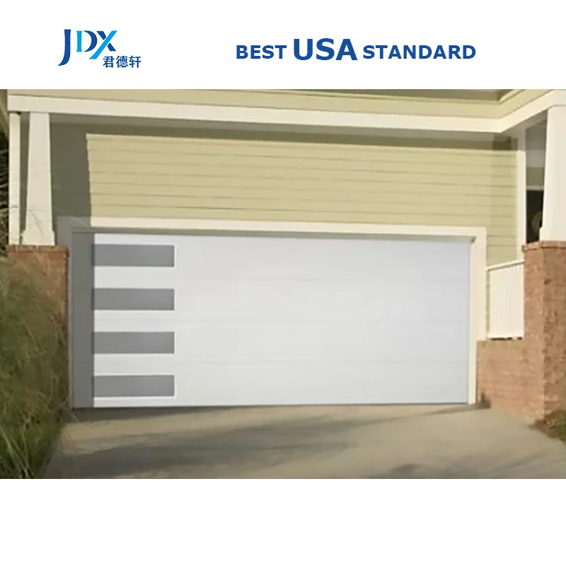 American Modern Aluminium 9x8 Garage Sectional Door For Sales