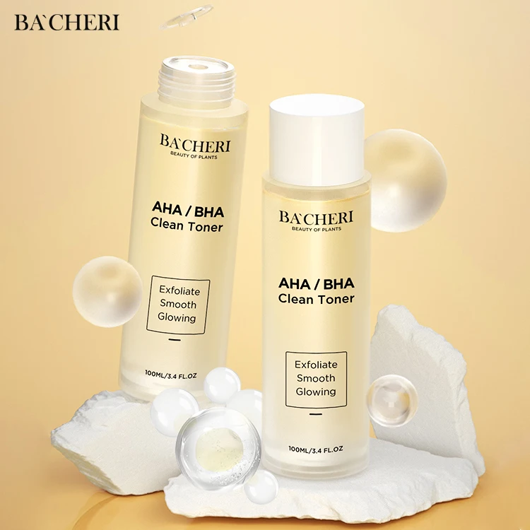 Kangrong Private Label Skin Care Face Care Organic Smoothing Whitening Exfoliate AHA BHA Face Skin Toner