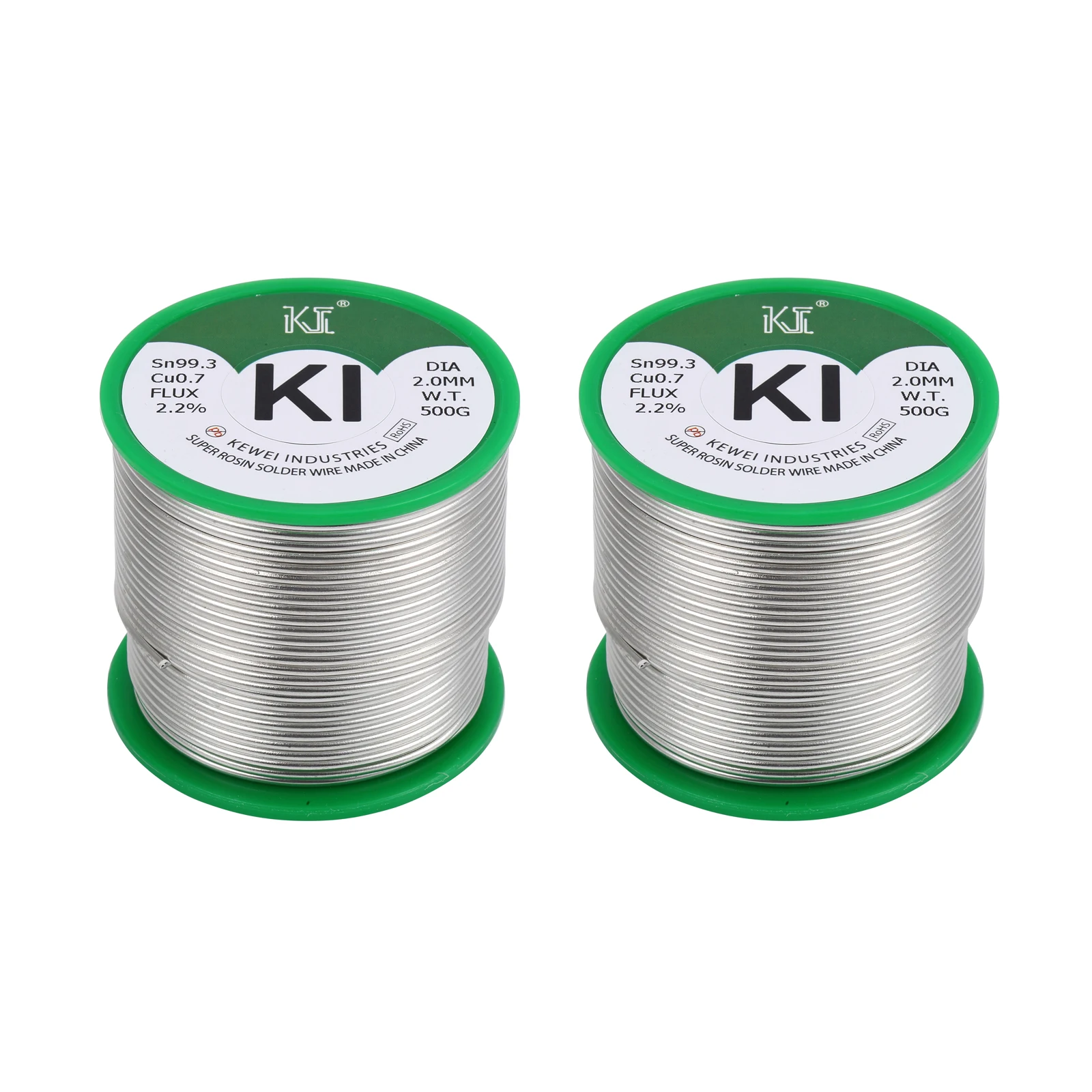 Lead Free Solder Wire Sn99.3Cu0.7 Pure Materials Tin Copper Alloys Solder Wire with Flux 2.2%