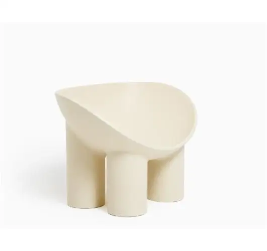 
Vintage design furniture Fiberglass Faye Toogood Roly Poly short lounge Chair 