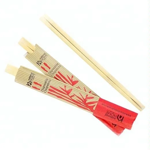 Customized Bamboo chopsticks bag print tensoge chopsticks for take away sushi