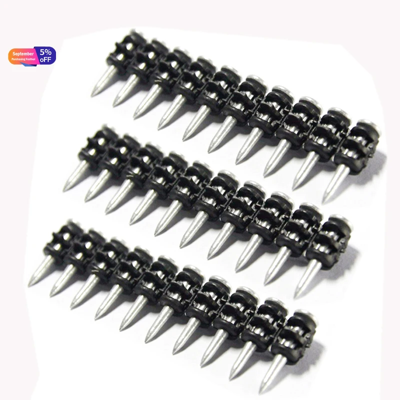 Professional Factory Concrete Steel Nails Plastic Strip BX3 Drive Pins