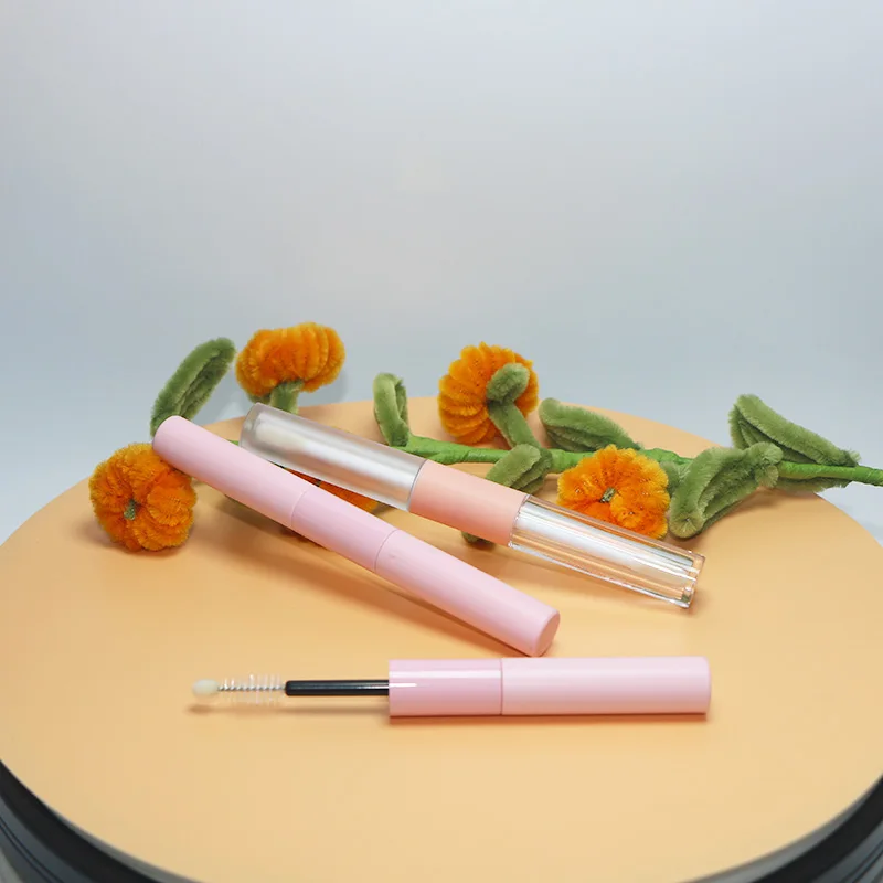 Customizable screen printing 5ml & 10ml Plastic Eyeliner Eyelash lip gloss Serum Luxury Mascara Tubes Double-Ended Container