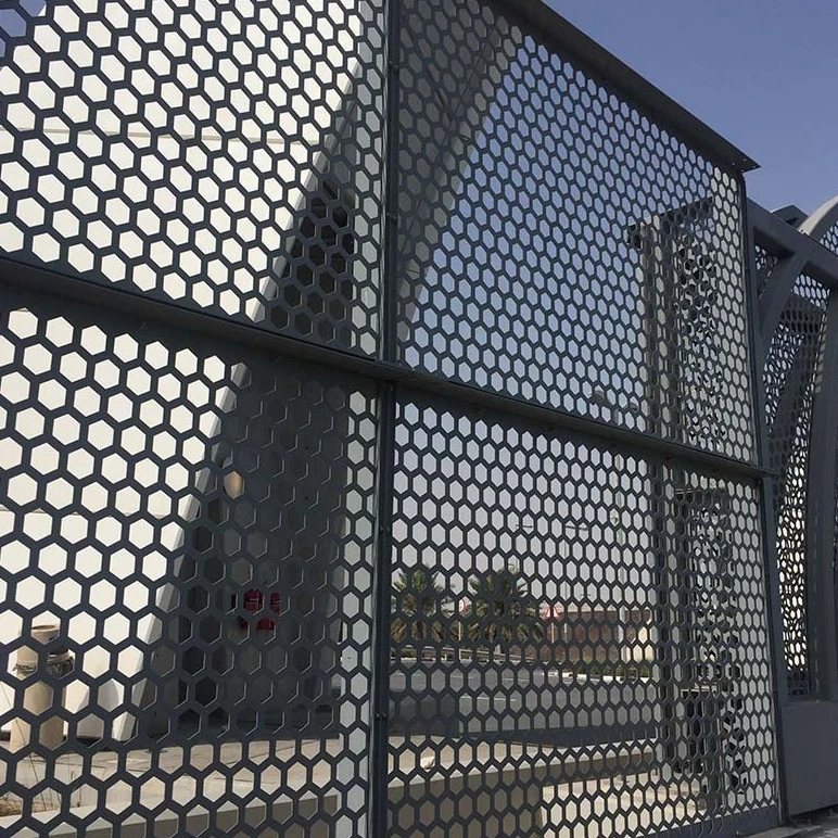 Decorative perforated punching copper grill metal mesh screen