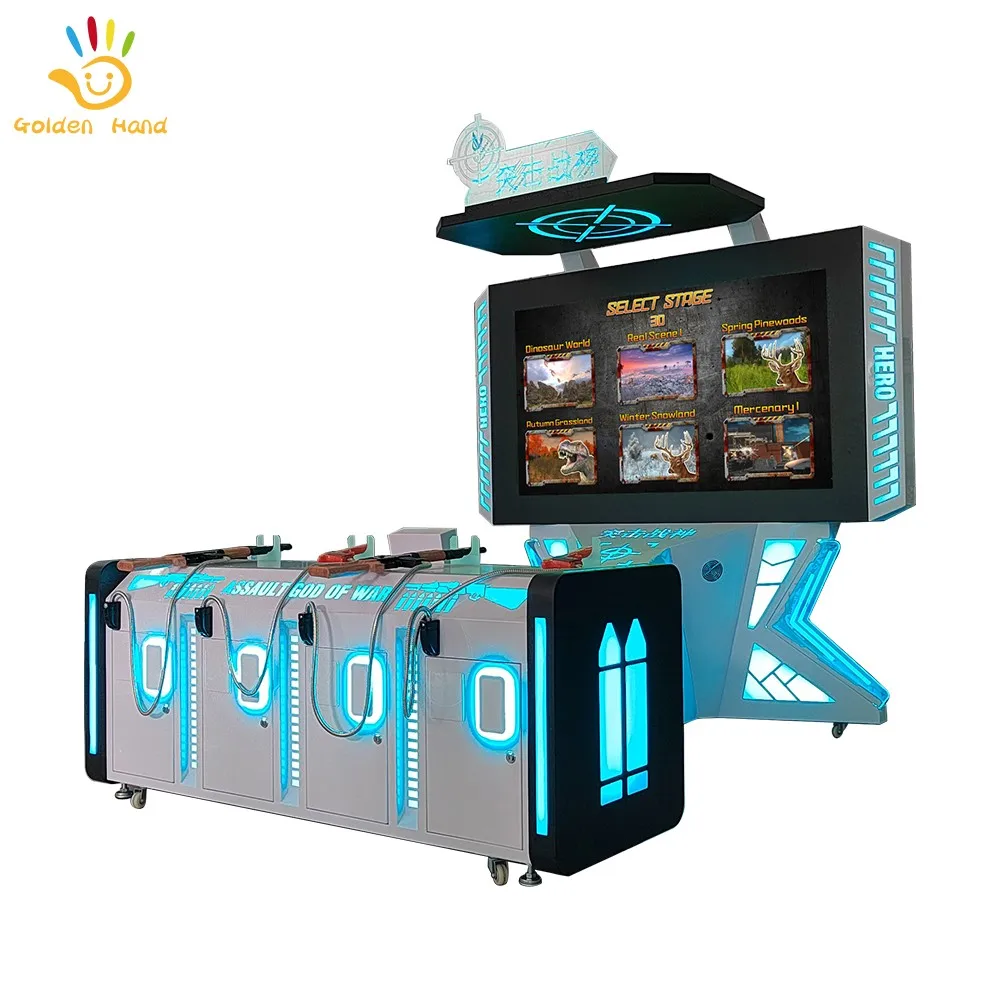 Second-hand Multiplayer Coin-operated Game Machine Large Arcade Machine Gun Gun Shooting Simulator