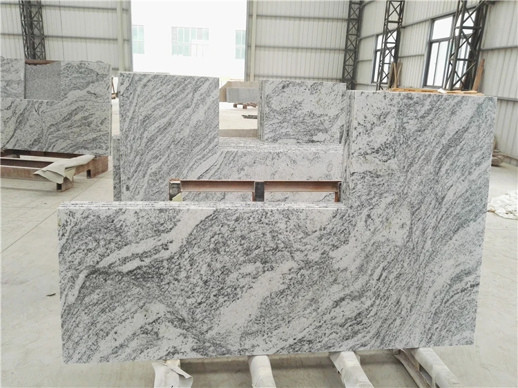 goldtop OEM/ODM granito encimeras Polished Surface Viscount White Granite Small Slab Tiles for countertops