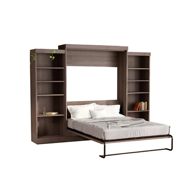 High Quality Space Saving European American Style King Queen Size Space Saving Wall Murphy Bed