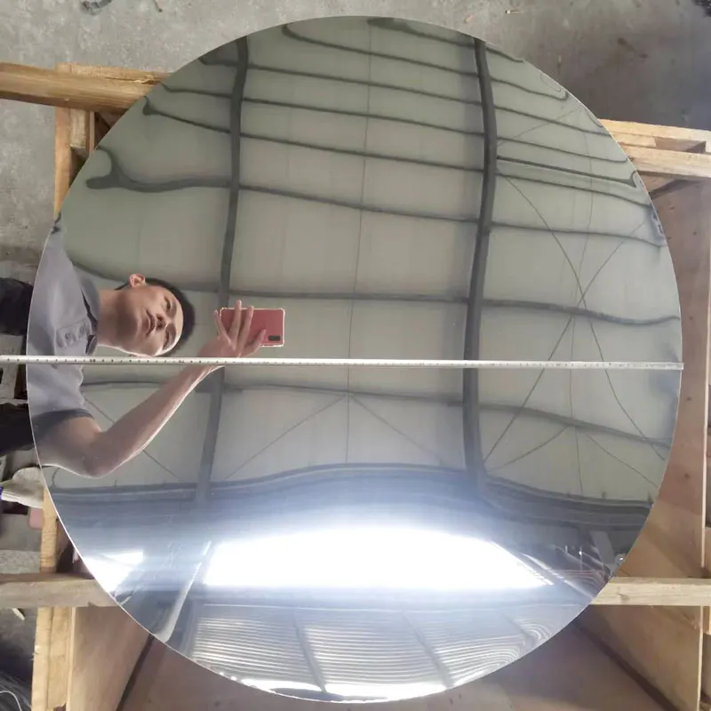 600mm width supercold BA 2B finished grade 410 201 j1 hl stainless steel plate cutting circle