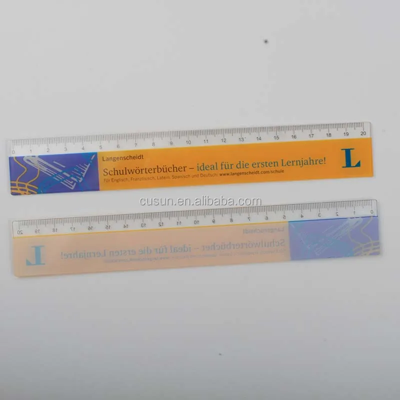 Promotion Ruler protractor rulers custom 20cm plastic scale ruler