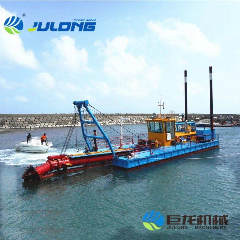 Cost Effective CSD300 Julong Sand Making River Lake Sea dredge Boat For Sale