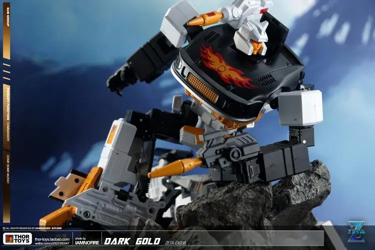 New Transformation Zeta toys ZETA EX-03B DarkGold MP Stepper Figure In Stock Cheap Shipping Fee