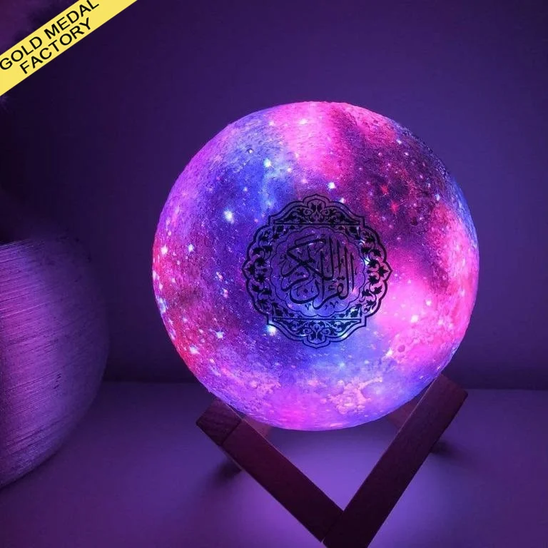 Quran Player With Athan Corano Altoparlanti Moon Lamp Digital Quran Kareem Mp3 Speaker Player Quran Players