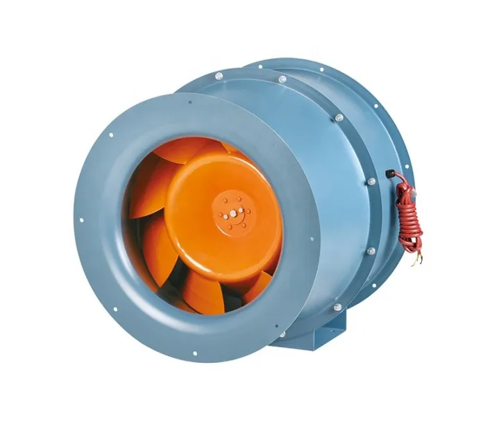 CRF low noise barn fan grain drying diagonal flow axial fans with pre-rotation vane