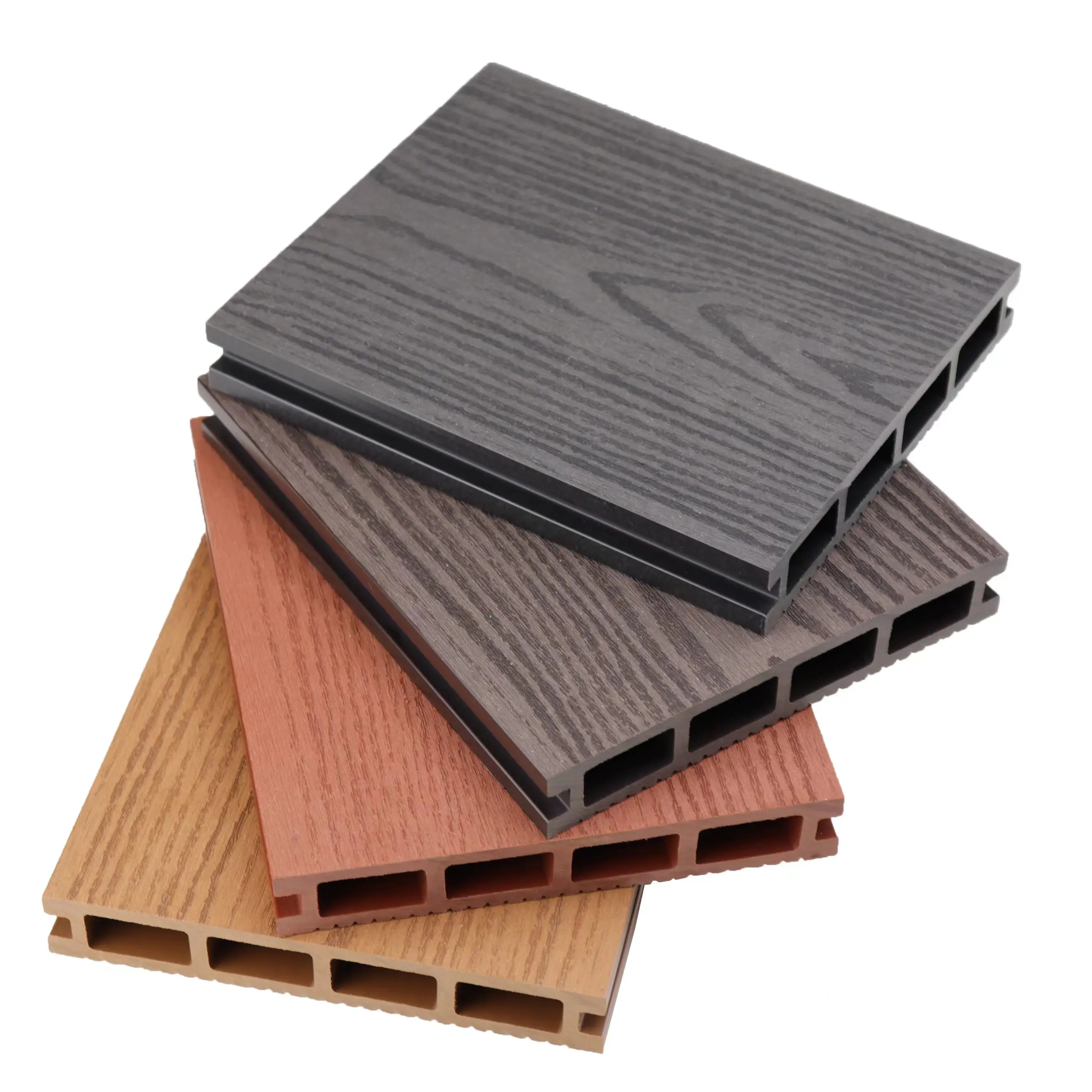 Weather Resistant Waterproof Long Lasting Wood Plastic Deck Composite Decking Boards Flooring For Outdoor Patio