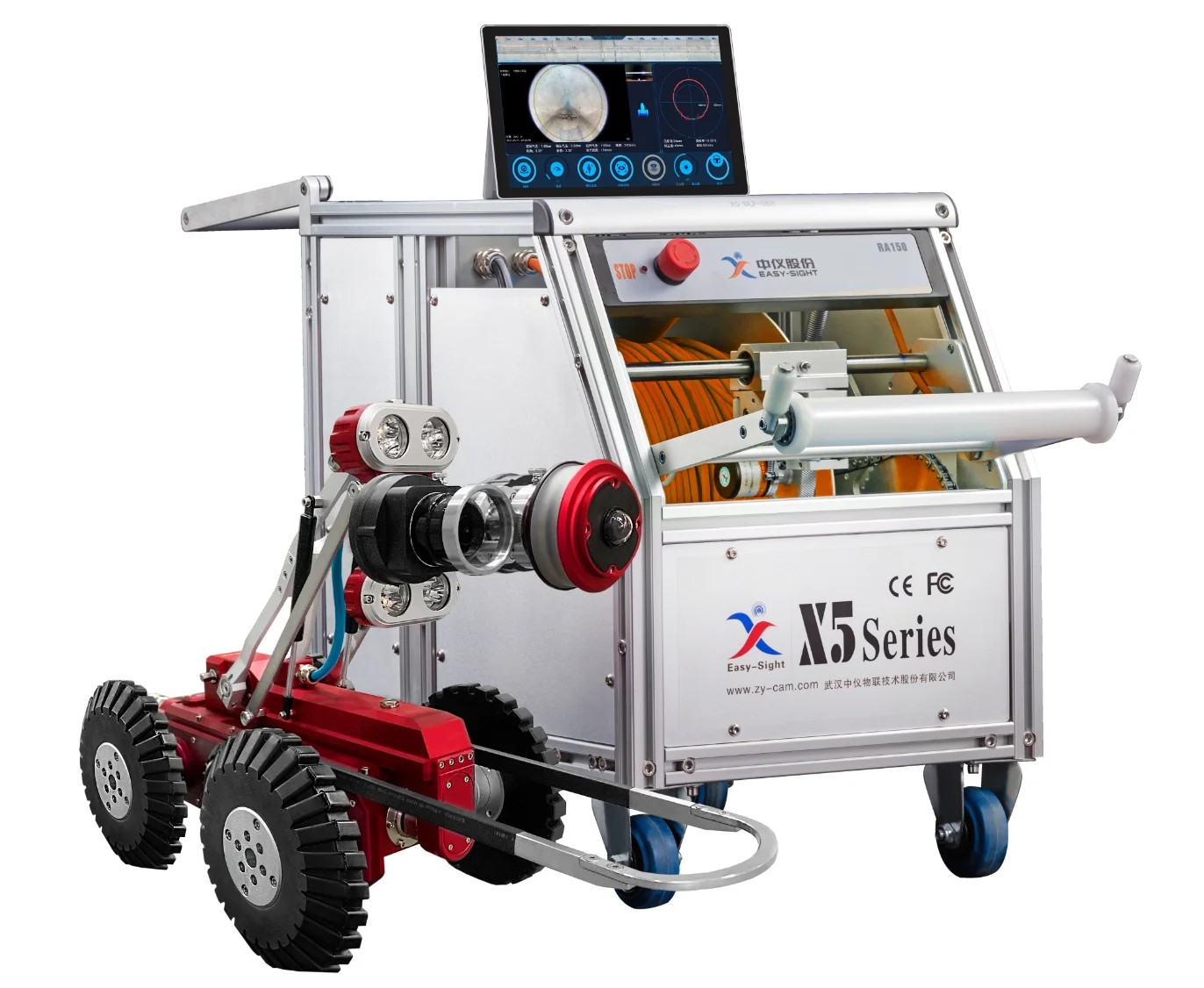 Pipeline Inspection Sewer Camera CCTV VideoCrawler Sewer robot cctv camera