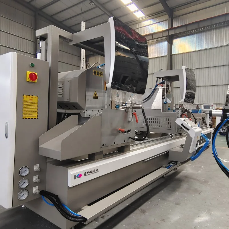 CNC Double Head Miter Cutting Saw Machine for Aluminum and UPVC window and door profile